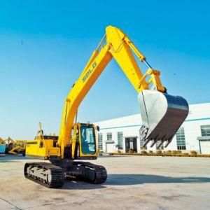 21T medium hydraulic crawler digging machine excavator E6210F with 700mm track shoes