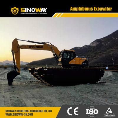 Hyundai Crawler Amphibious Backhoe for Sale