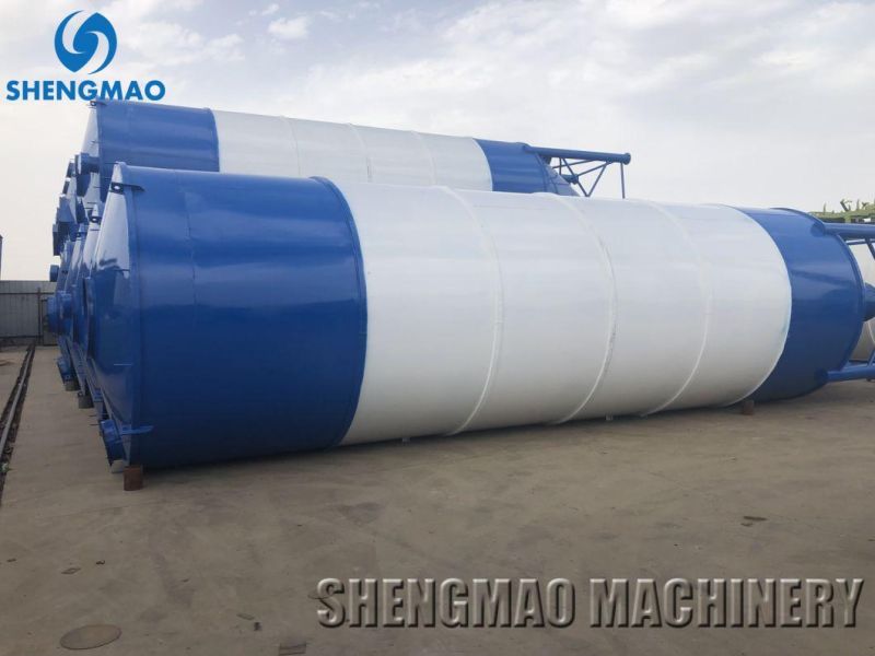 Concrete Batching Mixing Station Two Shaft Concrete Mixer 90m3/H