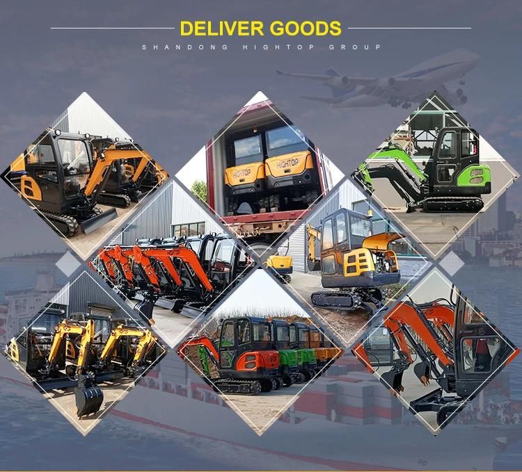 2000kg Hydraulic Mini Excavator Mini Digger Loader Bagger with Competitive Prices