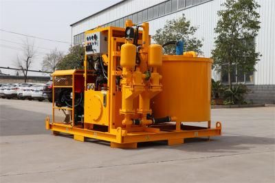 high pressure cement grouting station machine grouting pump with mixer for pipe jacking project