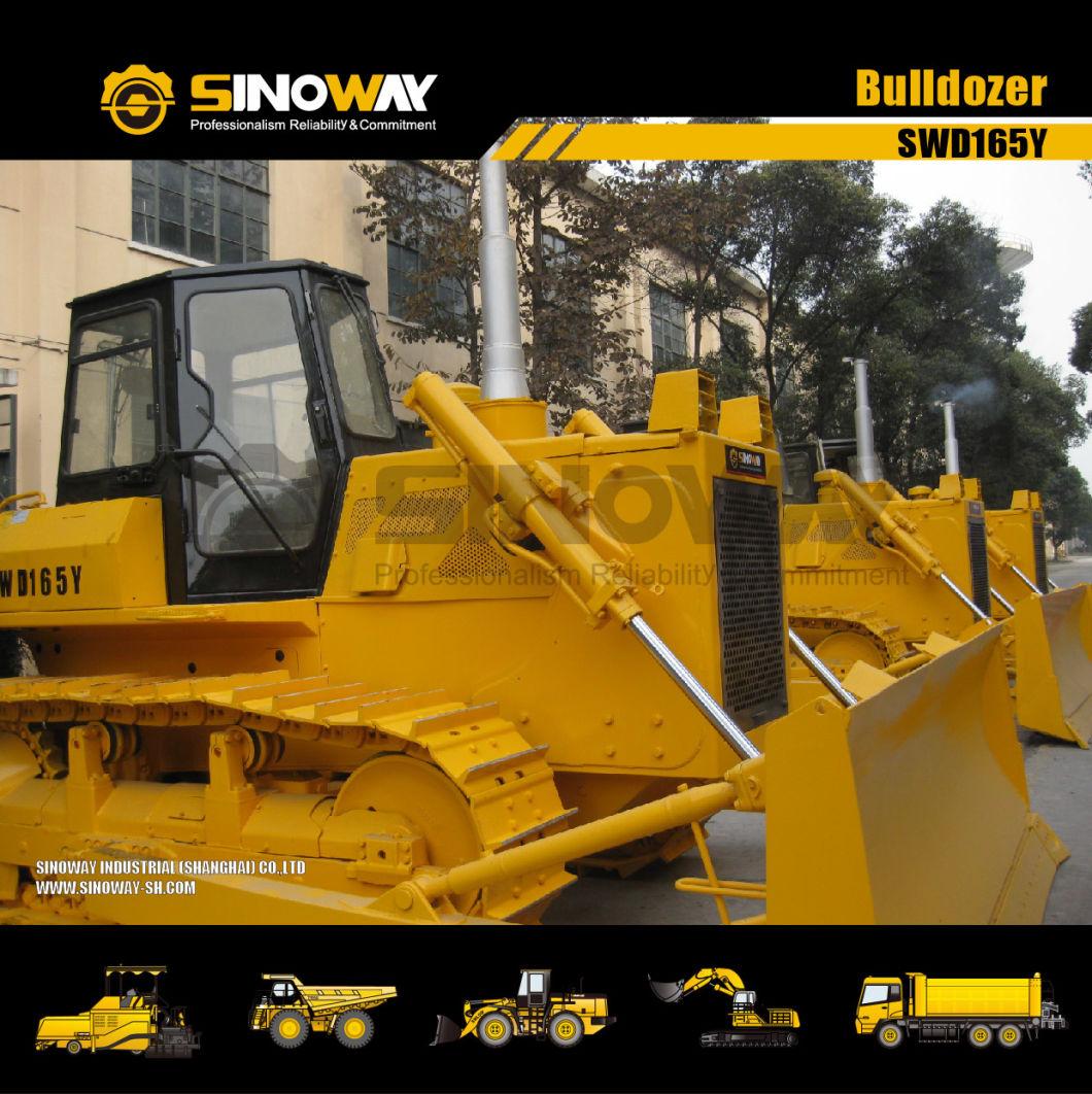 165HP Small Crawler Bulldozer with Three Shank Ripper