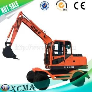 New Arrival Widely Use of 9t China Mini Wheel Excavator in Good Quality for Sale