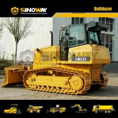 Swd5h Hydraulic Drive Crawler Bulldozer with Six Way Blade