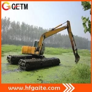 Floating Excavator for Water Irrigation at Peddy Field and Plantation