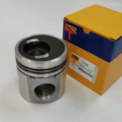 High Quality Diesel Engine Mechanical Parts Piston 6743-31-2110 for Engine Parts PC300-7 PC350-7 PC360-7 SA6d114e SAA6d114e Wa380 Generator Set