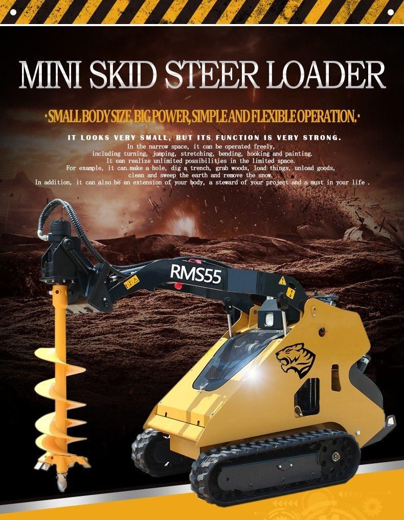 RMS55 Mini Skid Steer Loader with Bucket