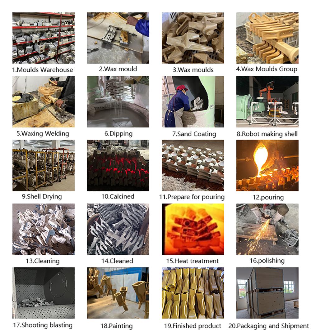 Construction Machinery Excavator Spare Part Casting Steel Excavator Bucket Tooth 1u3252PT