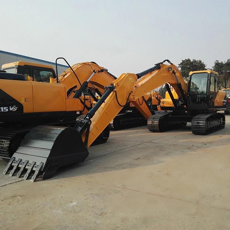 High Quality Imported 21ton Crawler Excavator 215vs Hydraulic Digger Machine with Best Service