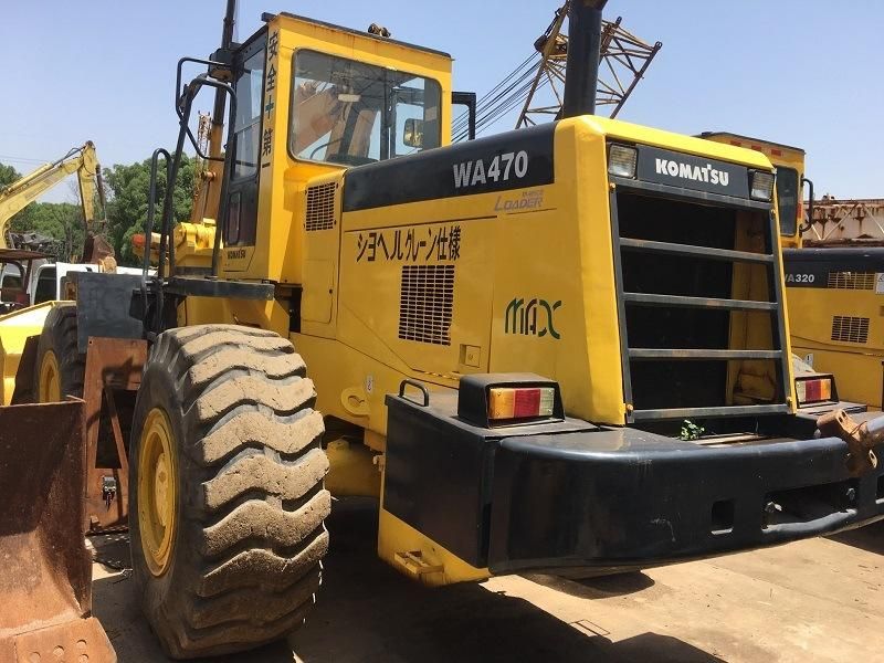 Japan Used Wheel Loader Wa470-3 Komatsu with Lowest Price