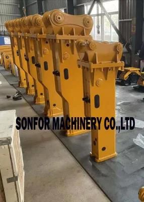 China Competitive Price Hydraulic Breaker with Excavator for Concrete Rock Road Construction