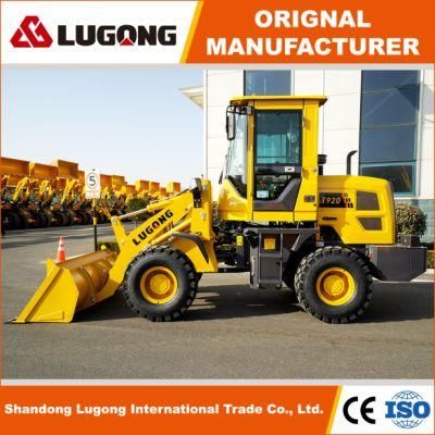 Lugong Articulated Payloade Front End Wheel Loader for Farm Garden