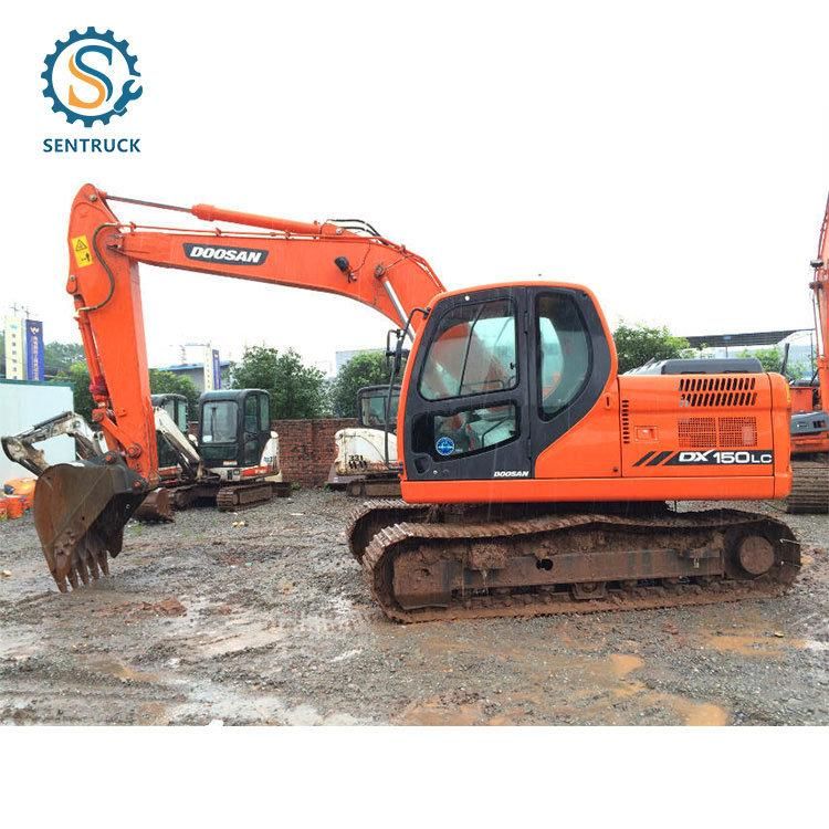 Factory Supply 6 Ton Hydraulic Excavator with 0.25 Cbm Bucket Capacity Korea Doonsan Mini Excavator