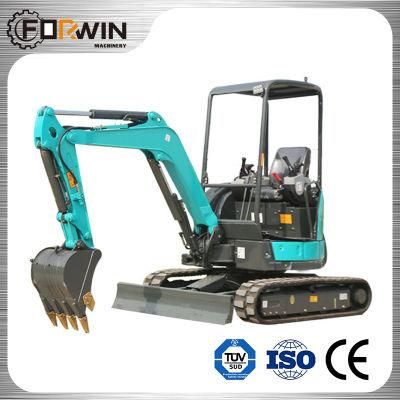 Fw30u (new) Canopy Household Trencher Agricultural Small Digging Machine EPA Mini Excavators with Hydraulic Hammer for Sale