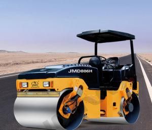 6 Ton Tandem Road Roller for Sale Full Hydraulic Roller (JM806H/JMD806H)