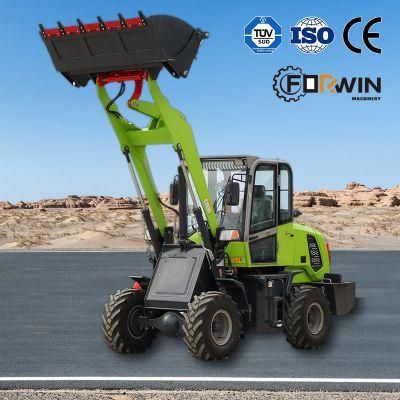 Factory Outlet Fw912D Small Wheel Loader Price with Jib/Barrel Clamp 1.2tons/0.6m&sup3; Front Loader for Sale