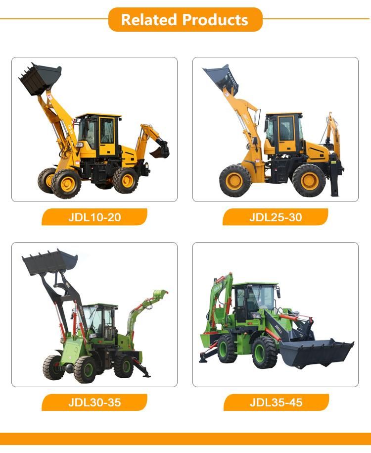 Mini Tractor Backhoe Loader Small Excavator Backhoe