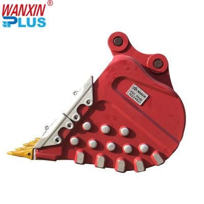 China ISO9001: 2015 Wanxin Hubei Rake Yanmar Spacer Mini Excavator Trench Bucket 0.45cbm-1.6cbm