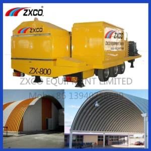 Zx-800 Long Span Large Size Curving Roof Roll Forming Machine