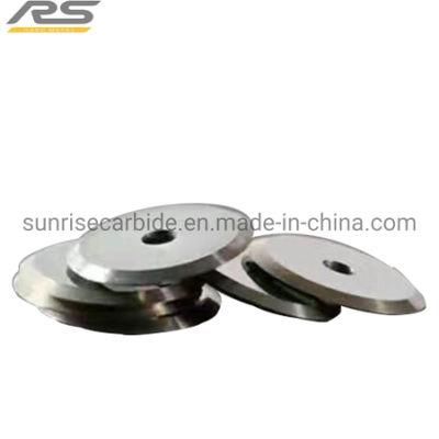 Cutter Blade Knife Polished Cemented Tungsten Carbide Disc Cutter for Cutting Paper