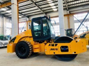 New Product 10 Ton Full Hydraulic Single Drum Vibratory Road Compactor Jm610h