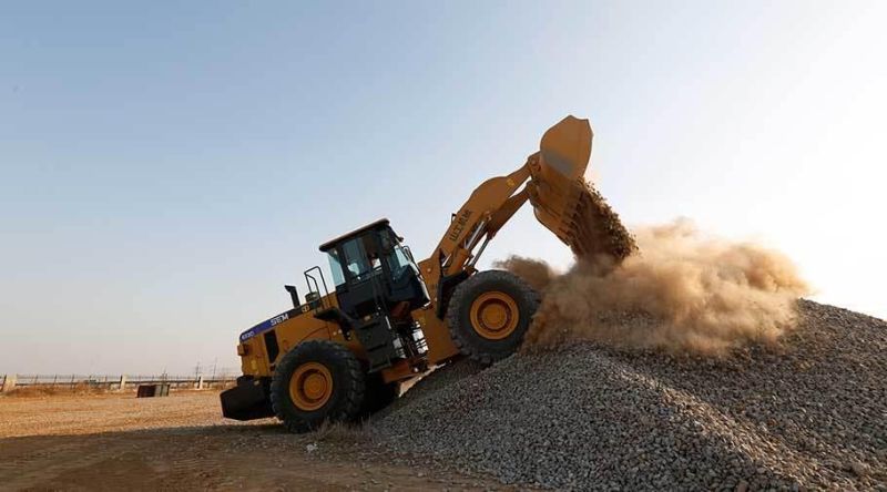 Sem Brand Bucket Loader 5ton Sem653D Wheel Loader with Rock Bucket