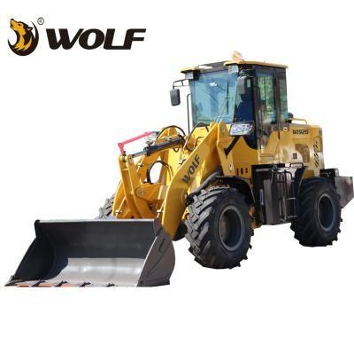 Zl920 Wl926 Rated Load 2000kg Small Front End Loader Mini Wheel Loader for Sale