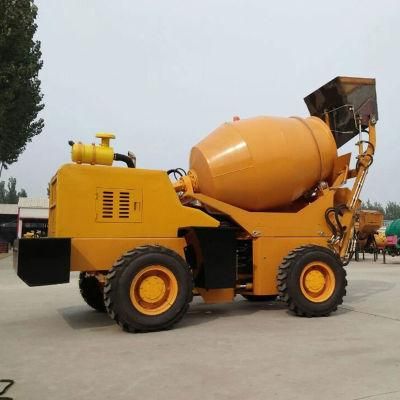 1 Cubic Self-Loading Concrete Mixer Truck