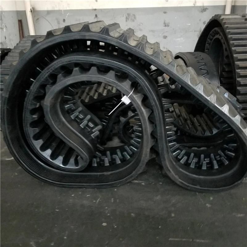 Mst 1800 Dumper Loader Undercarriage Spare Parts Rubber Track (650*125*80)