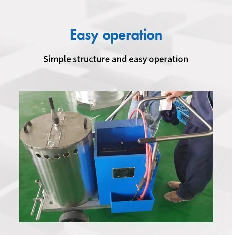 Manual Thermoplastic Road Line Marking Machine/ Road Paint Machine