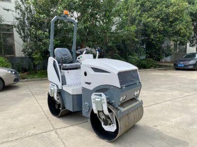 Factory Supply 1 Ton 1.5 Ton 2 Ton Double Drum Road Roller Equipment for Road Construction