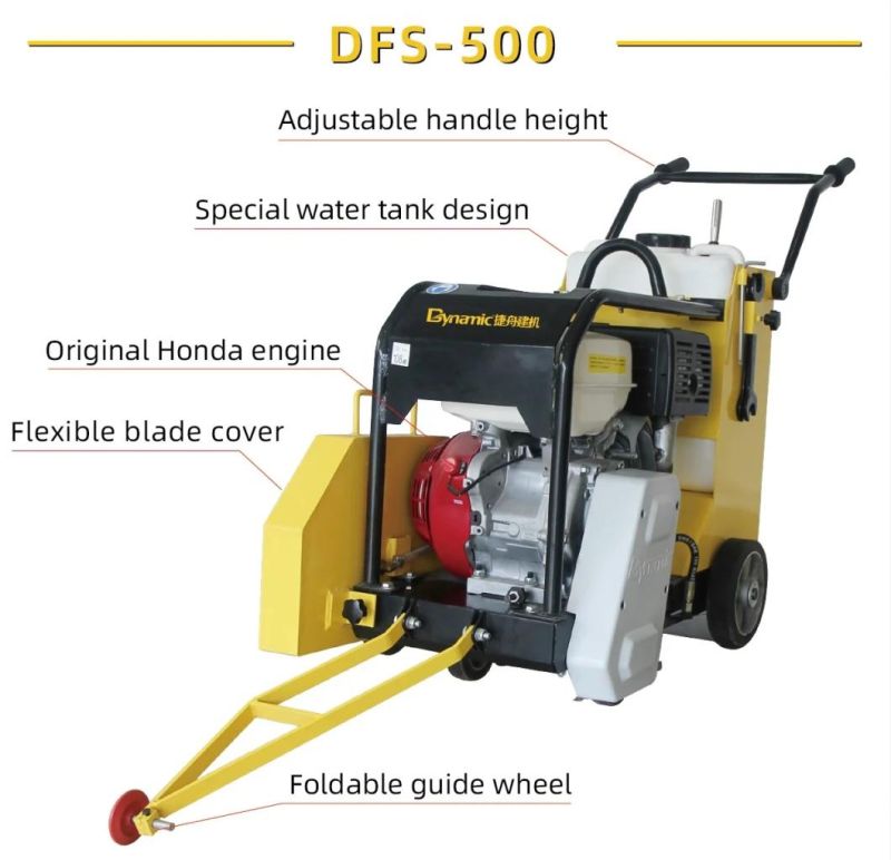 Gasoline Walk Behind Road (DFS-500) Concrete Cutter