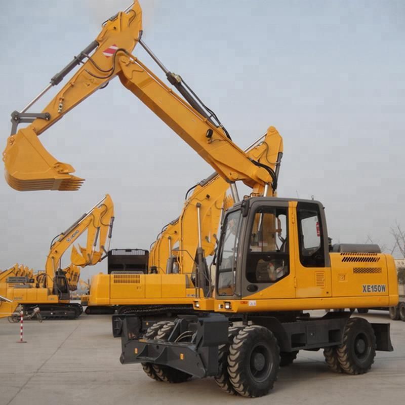 XCMG Xe150wb Excavator Wheel 15 Ton Hydraulic Wheel Excavator for Sale