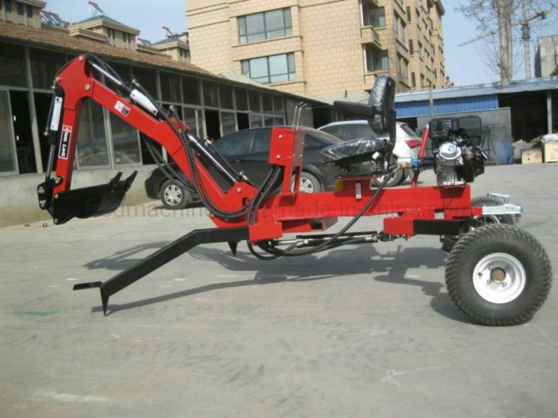 Safety Mini Excavator Best Seller Atbh9 ATV&UTV Backhoe Digger