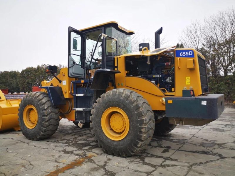 Sem655D China 5 Ton Articulated Mini Small Compact Tractor Front End Wheel Loader with CE