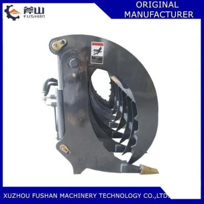 Root Rake Log Grapple Front End Attachment for Skid Steers