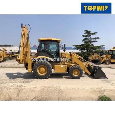 Cheap Price 4X4 Mini Tractor Backhoe Loader with Loader and Backhoe with Spare Parts