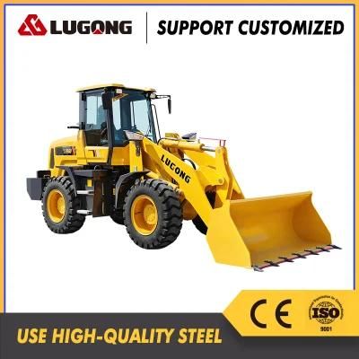 Farm Garden High Quality Small Diesel Loader Mini Bucket 4 Wheel Drive Loader