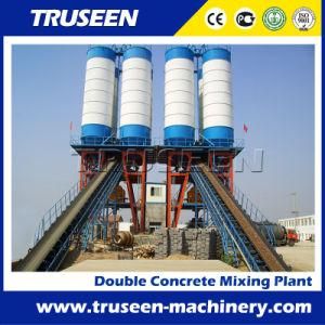 Large Capacity 240cbm/H Double Concrete Batching Plant