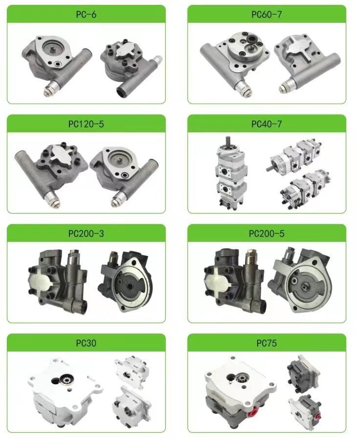 Charge Pump Gear Pump for Komatsu PC120-5