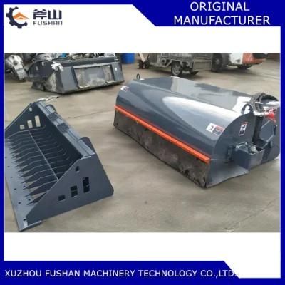 Loader Broom Sweeper 72&quot; Road Sweeper for Skid Steer Attachments