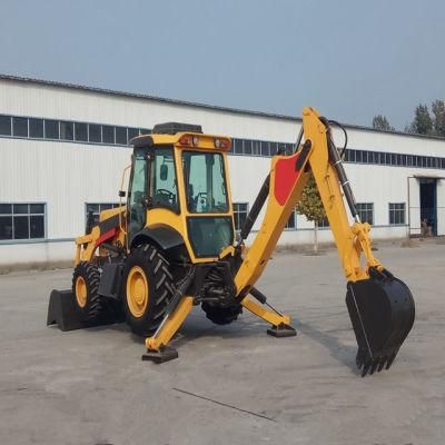 New Condition Wheeled Excavator Mini Backhoe Loader